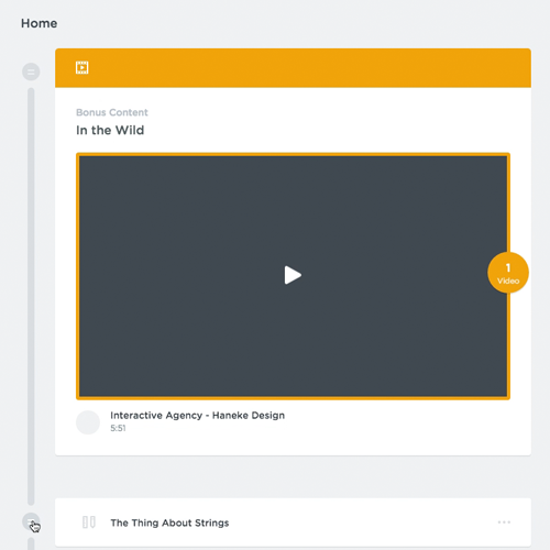 Treehouse Home Queue Reorder